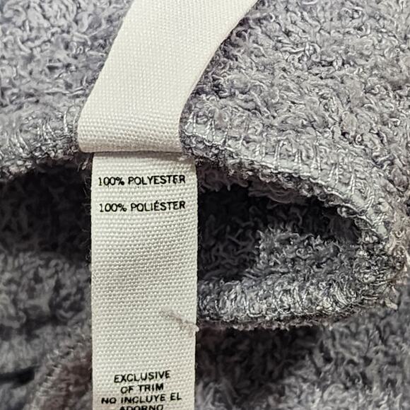 Steve Madden Pajama Pants Wide Leg Chenille Sleep Pants Large Lilac Gray - Picture 6 of 9